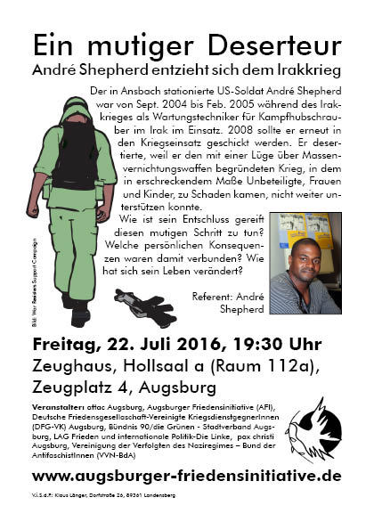Flyer - Ein mutiger Deserteur
